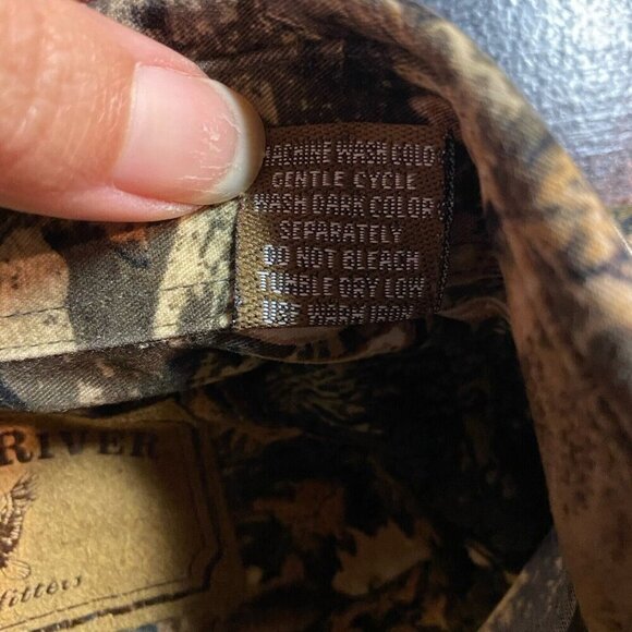 North River Outfitters Shirt Men’s M Camo Button Down L/S Deer Buck Hunting - Picture 8 of 11